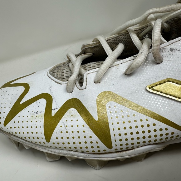 Men’s Adidas Freak 22 gold white 12 football cleats - Picture 11 of 13